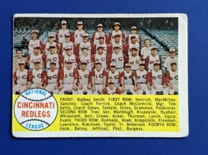 1958 Topps - Cincinnati Redlegs team card/6th Series Checklist #428 - NUMERICAL - Picture 1 of 3