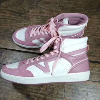 Zapatillas deportivas Vans Lowland Mid CC W10 M8.5 altas blancas malva EC Foto 1 de 4