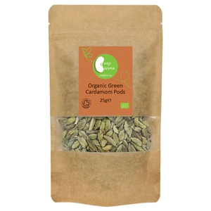Organic Green Cardamom Pods -Certified Organic- by Busy Beans Organic (25g) - Picture 1 of 4