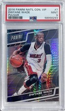 Dwyane Wade 2016 Panini National Convention VIP Pulsar #7 PSA 9