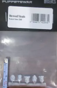 Miniature Conversion bits: Werewolf Heads - fits Primaris / Terminator - Picture 1 of 1