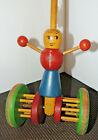 Vintage Collectible Playskool Childrens Pull Push  Toy Whirligig 50'S