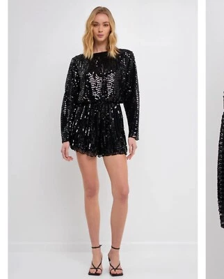 КОМБИНЕЗОН С БЛЕСТКАМИ Endless Rose. Размер XS. Новый с Ярлыками - Изображение 1 из 4