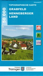 Wanderkarte Grabfeld - Henneberger Land in Thürigen- Blatt 67 - Bild 1 von 1