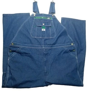 NWT Liberty Bib Overalls 50X32 (54X30) Denim Carpenter Dungaree Jumpsuit Utility - Picture 1 of 9