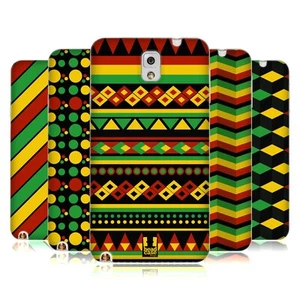 HEAD CASE DESIGNS RASTA COLOUR PATTERNS SOFT GEL CASE FOR SAMSUNG PHONES 2 - Picture 1 of 14