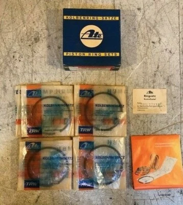 Juego de anillos de pistón ATE - #08-3902-00 / 387 101-1 - Se adapta a Volkswagen - 4 cilindros - 77 mm Foto 1 de 2