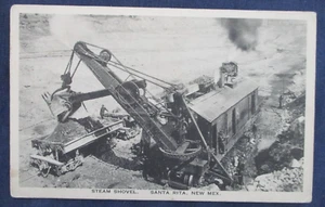 1910er Santa Rita New Mexico Dampfschaufel bei der Arbeit Mine Postkarte - Bild 1 von 2