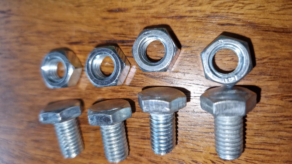 4x verzinkte Sechskantschrauben M8x14 für VESA Wandmontage von z.B. Samsung TV - Bild 1 von 1