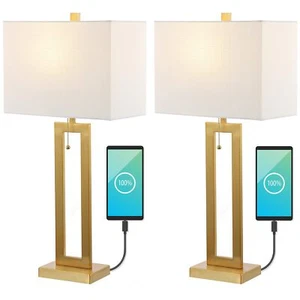 JONATHAN Y JYL1126A-SET2 Sabrina 28.5" Vintage Industrial Iron LED Table Lamp - Picture 1 of 2
