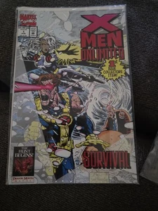 Vintage 1993 X Uomini Illimitati 1° Edizione Oggetto Da Collezione Fumetto Pagine Colorate - Foto 1 di 4