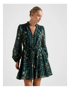 Forever New Tamila Printed Skater Mini Dress Sz 6 Bnwt 2025 Season Rrp $189 - Picture 1 of 13