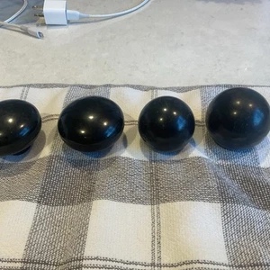Vintage black manual transmission shifter knobs four pieces - Picture 1 of 7