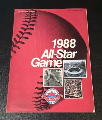 1988 OFFICIAL ALL STAR GAME PROGRAM CINCINNATI REDS MLB BASEBALL - Image 1 of 3