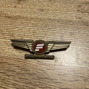 Vintage Stoffel Seals Frontier Airlines Kiddie Wings Pin Plastic - Picture 1 of 2
