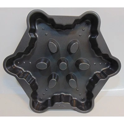 Molde para hornear pasteles Wilton copo de nieve invierno nieve antiadherente coleccionable Foto 1 de 4