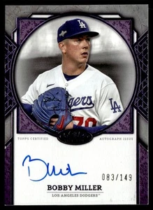 2024 Topps Tier One Next Level Purple Auto Bobby Miller 083/149 #NLA-BM - Picture 1 of 2