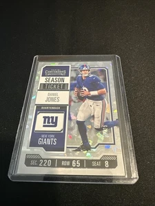 Boleto de temporada 2023 Panini Contenders Daniel Jones Cracked Ice 25/08 - Imagen 1 de 3