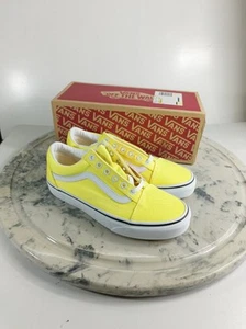 Vans Old Skool Sneakers Lemon Yellow NEW UK 5 - Picture 1 of 10