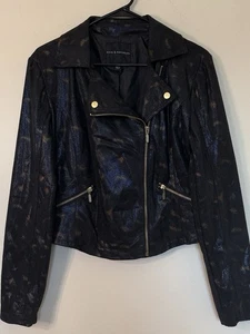 NEW Rock & Republic Black and Gold Jacket - Picture 1 of 6