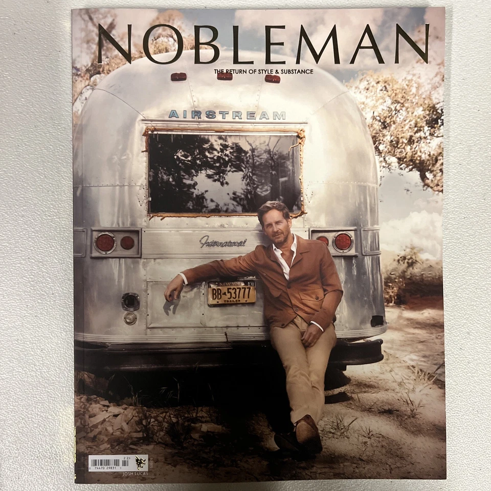 NOBLEMAN Magazine Issue 22 STYLE & SUBSTANCE Josh Lucas GLEN POWELL - Image 1 of 1