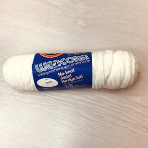 Wencora Knitting Yarn 3 ply 3.5 ounce Herculon 1 Skein Vintage White - Picture 1 of 5