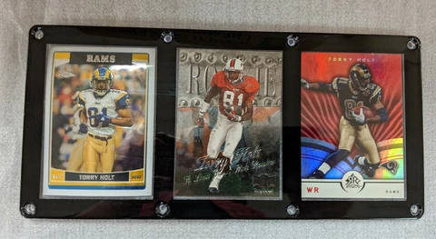 TORRY HOLT 3 CARD PLAQUE ST LOUIS RAMS SOUTH CAROLINA GAMECOCKS Cover