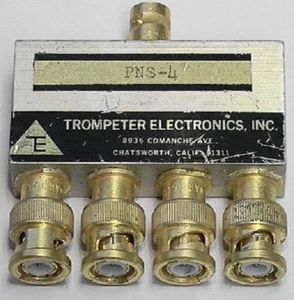 Trompeter Electronics PNS-4 4 to 1 BNC Coax Splitter Au - Picture 1 of 1