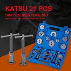 KATSU 21PC Brake Caliper Piston Rewind Wind Back Tool Kit For VW Audi Ford BMW