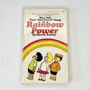 Vintage Comic-Strip Rainbow Power by Morrie Turner Wee Pals Gang Kid Power Book - Foto 1 di 8