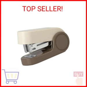 Brown Color Mini Stapler with 830 Staples,20 Sheet Office Desktop Stapler,Small - Picture 1 of 2