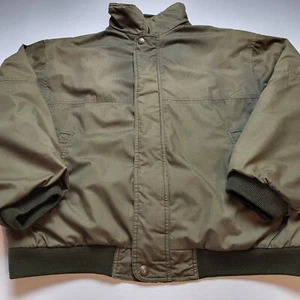 Pacific Trail Coat Mens L Olive Green Fleece Lined Full Zipper - Picture 1 of 5