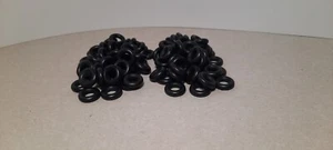 100 Most Common Tyres Lot LESNEY 1/66 DINKY CORGI TEKNO 1/43 spare parts restore - Picture 1 of 3