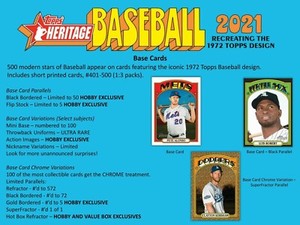2021 Topps Heritage Base Set Singles (You Pick Your Card) #1 - #99