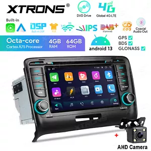 AHD CAM+ For Audi TT MK2 Android 4G LTE Car DVD Player Radio GPS Navi Stereo 64G - Picture 1 of 20