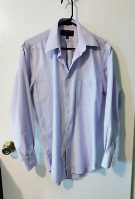 Camisa Alexander Julian Colores Hombre Púrpura Manga Larga Botón Talla S 14/14.5  Foto 1 de 4