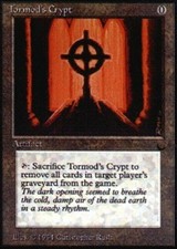 1x Tormod's Crypt Moderate Play, English The Dark MTG Magic