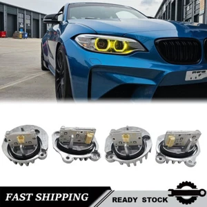 YELLOW ANGEL EYES DRL LED MODULE FOR BMW F87 F22 F23 M2 2 SERIES 2014 2015-2017 - Picture 1 of 4