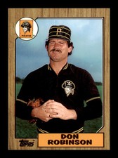 1987 Topps Tiffany Don Robinson #712 Set Break