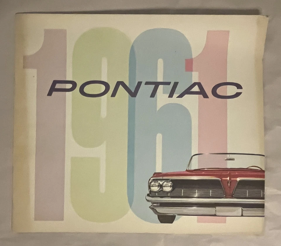 1961 Pontiac Sales Brochure. 24p. Bonneville, Ventura, Star Chief, Catalina - Image 1 of 3