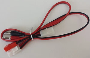 3 en 1 - Cable de carga Tamiya / Kyosho AMP con conector plátano de 4 mm extra largo 75 cm - Imagen 1 de 6