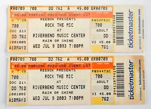 2 - Jay-Z & 50 Cent Cincinnati Full Ticket Stub 9. Juli 2003 "Rock The Mic" #12 - Bild 1 von 3