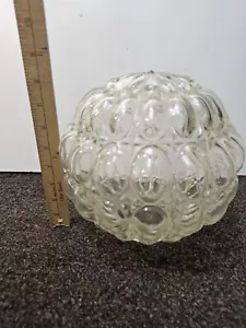 Vintage Bubble Glass Ceiling Light Fixture - Picture 1 of 3