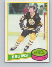 VINTAGE HOCKEY CARD OPC 1980 BOSTON BRUINS JEAN RATELLE  NO56