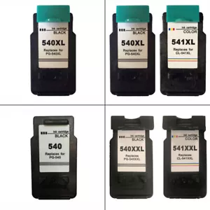 PG540 / CL541 / XL / XXL / Black / Colour Ink Cartridges For Canon PIXMA MG3650 - Picture 1 of 24