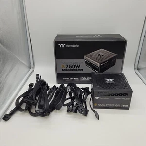 Thermaltake GF1 Fully Modular ATX 750W Power Supply 80 Plus Gold -NOT WORKING- - Afbeelding 1 van 5