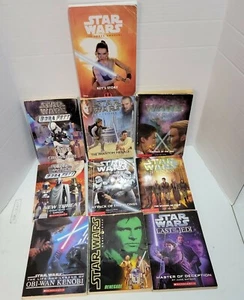 Star Wars Scholastic Book Lot of 10 Ep.1&2 Jedi Force Awakens Boba Fett  - Picture 1 of 3