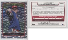 2012 Bowman Draft Draft Picks Silver Ice Max Foody #BDPP87