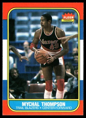 1986-87 Fleer - Mychal Thompson #111 - Image 1 of 2