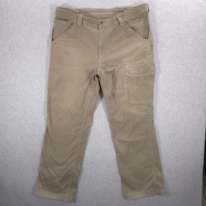Pantalones de lona cómodos para hombre Duluth Trading Cargo Coolmax Flex cortafuegos 40x32 - Imagen 1 de 16